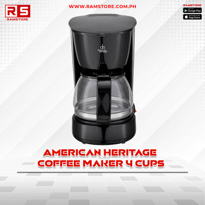 STA Coffee Maker American Heritage 4 Cups Anti Drip