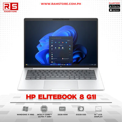 LPR Laptop HP EliteBook 8 G1i Ultra 7 258V 32GB 512GB 14" Win11 Pro