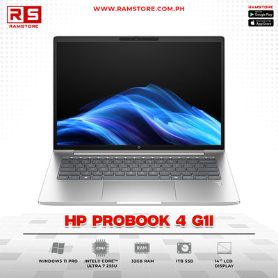 LPR Laptop HP ProBook 4 G1i Ultra 7 255U 32GB 1TB 14" Win11 Pro