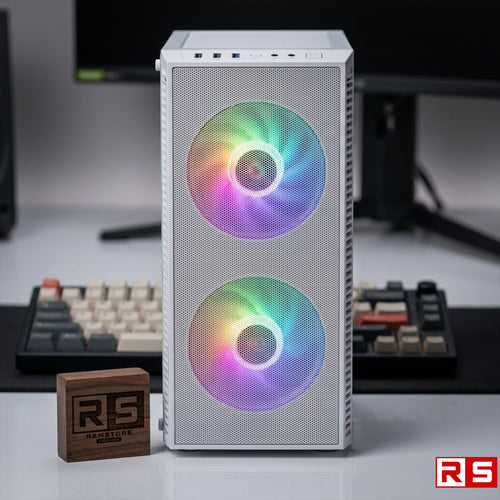 PCZ Desktop Computer Brandnew Intel I3-12100 & MATX White
