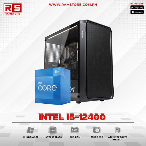 PCZ System Unit Intel I5-12400 & ATX Hypergate