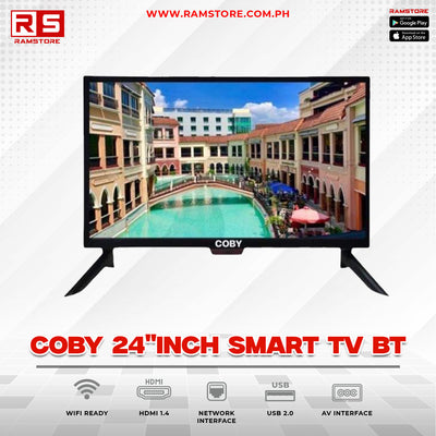 STA TV Coby 24"inch Smart TV BT
