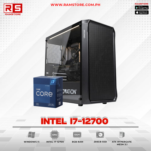 PCZ System Unit Intel I7-12700 & ATX Hypergate