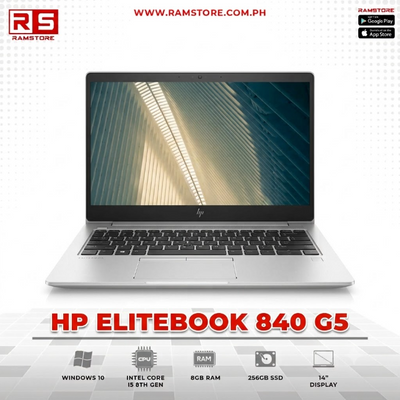 LPR Laptop HP EliteBook 840 G5 Series- i5 8th Gen 8GB 256GB SSD