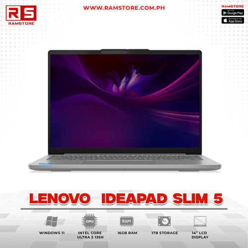 LPR Laptop Lenovo  IdeaPad Slim 5 14" WUXGA, Core Ultra 5 135H, 16GB, 1TB