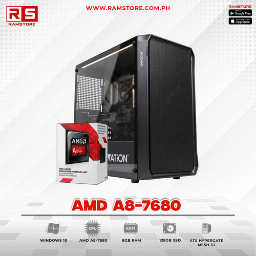 PCZ System Unit AMD A8-7680 & ATX Hypergate