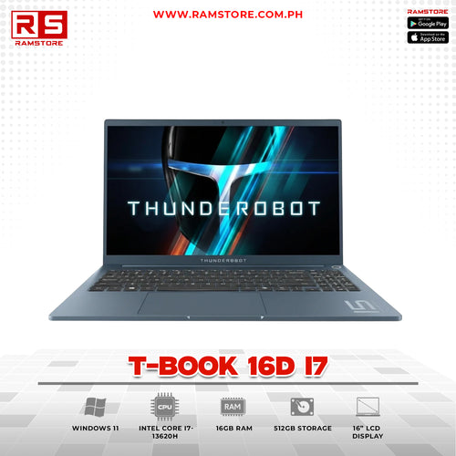 LPR Laptop T-BOOK 16D Series - Intel Core I7-13620H 16GB 512GB SSD