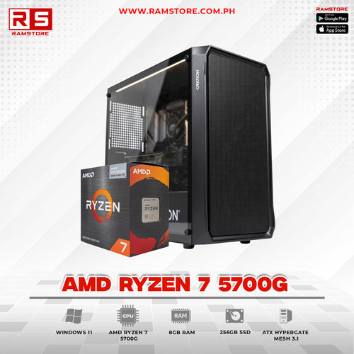 PCZ System Unit AMD Ryzen 7 5700G & ATX Hypergate