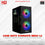 PCZ Case Matx Stargate Mesh 1.2 Psu + 2 Fan Black