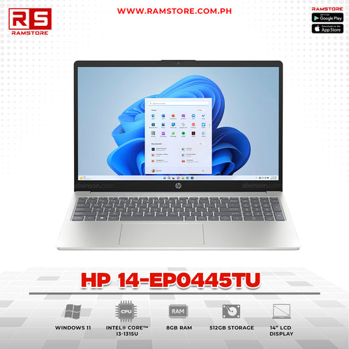 LPR Laptop HP 14-EP0445TU Series - I3-1315U 8GB 512GB SSD