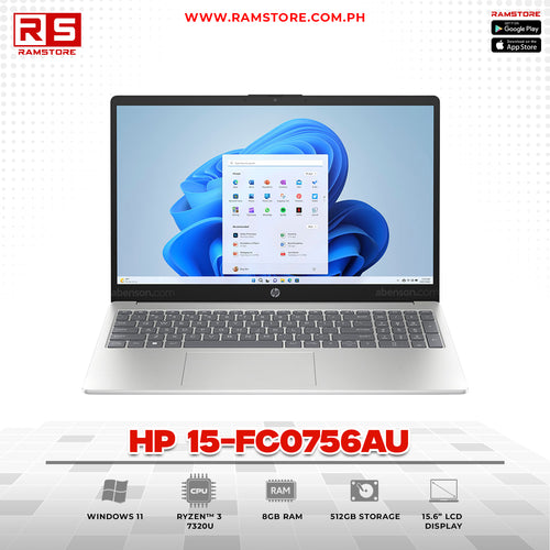 LPR Laptop HP 15-FC0756AU Series - Ryzen 3 7320U 8GB 512GB SSD