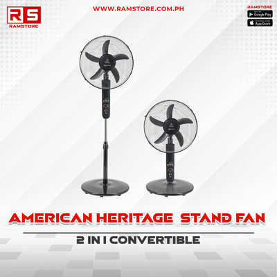 STA Stand Fan American Heritage 2 IN 1 Convertible