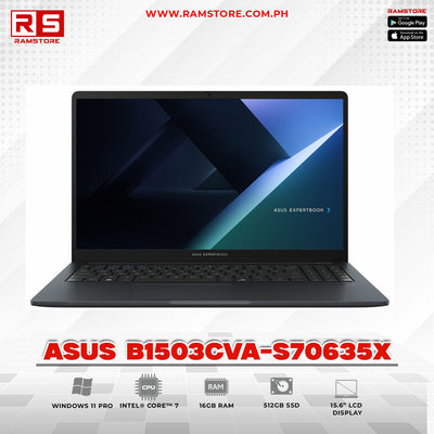 LPR Laptop ASUS B1503CVA-S70635X Core 7 150U 16GB 512GB SSD 15.6" Win11 Pro