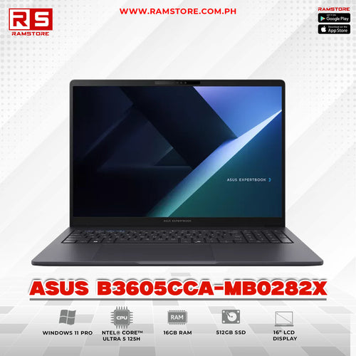 LPR Laptop ASUS B3605CCA-MB0282X Core Ultra 5 125H 16GB 512GB SSD 16" Win11 Pro