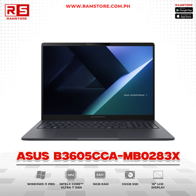 LPR Laptop ASUS B3605CCA-MB0283X Core Ultra 7 155H 16GB 512GB SSD 16" Win11 Pro
