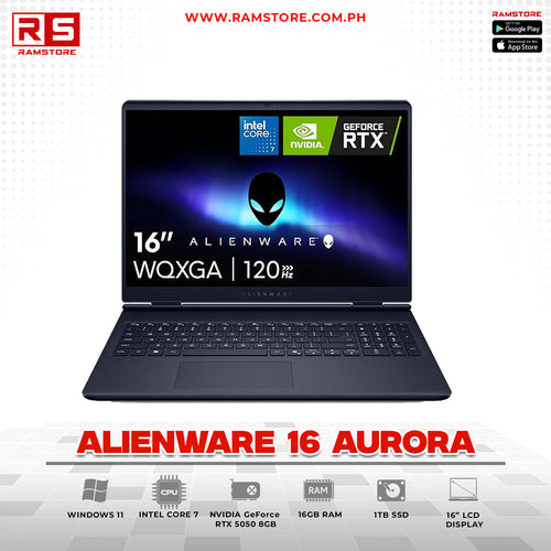 LPR Laptop Alienware Aurora AC16250 Series- Core 7 16GB 1TB SSD