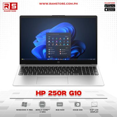 LPR Laptop HP 250R G10 Core 5 120U 8GB 512GB Win11 Pro