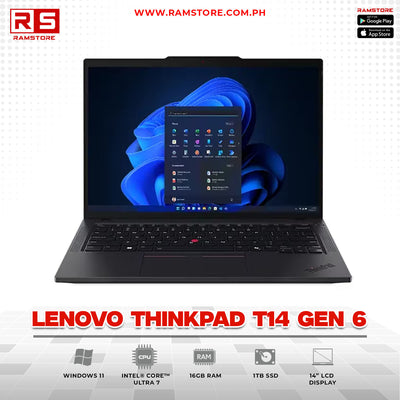 LPR Laptop lenovo ThinkPad T14 Gen 6 Ultra 7 16GB 1TB